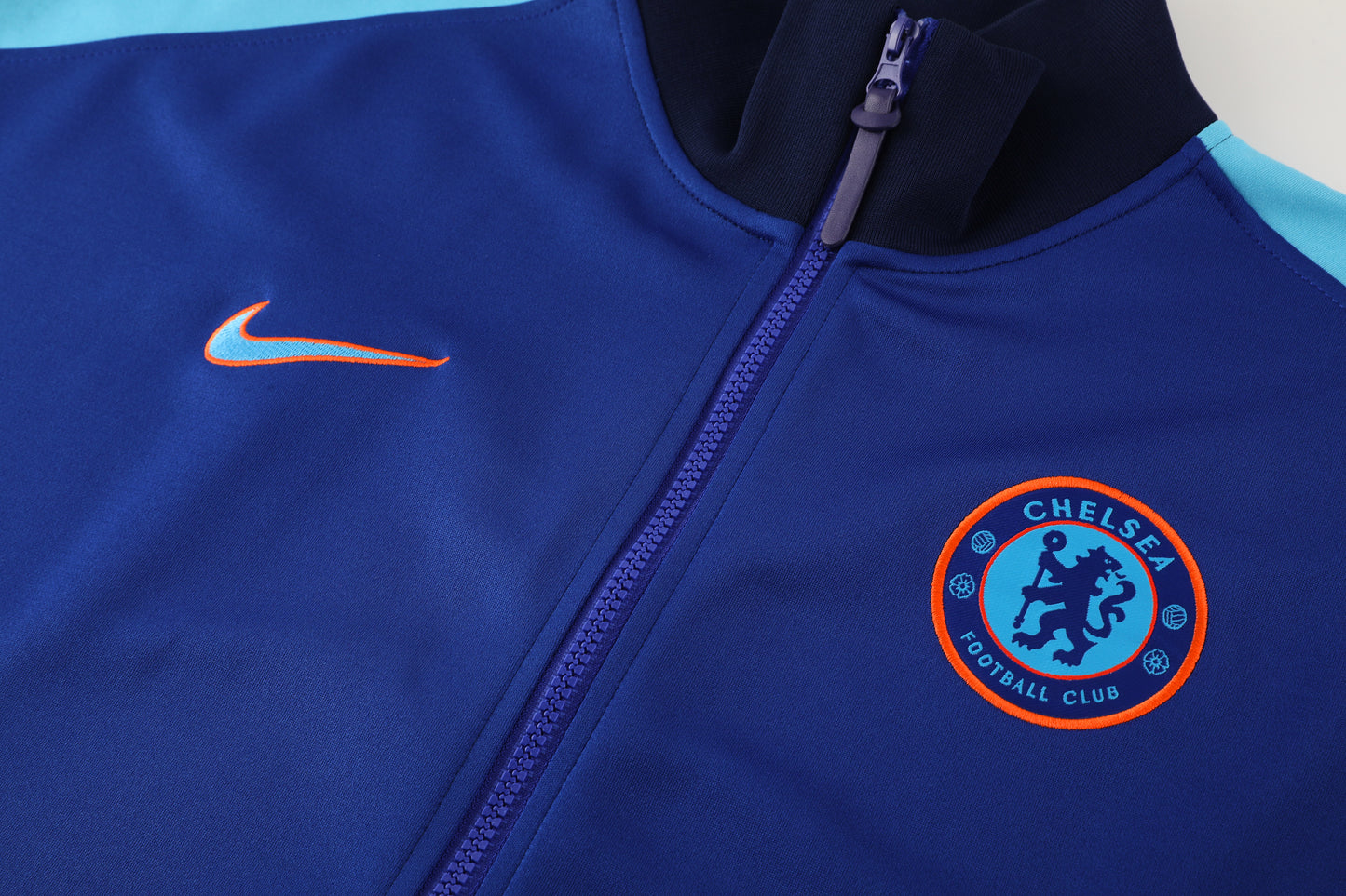 CHELSEA FC TRACK-SUIT 2024/25 WITH FULLY-ZIPPERED