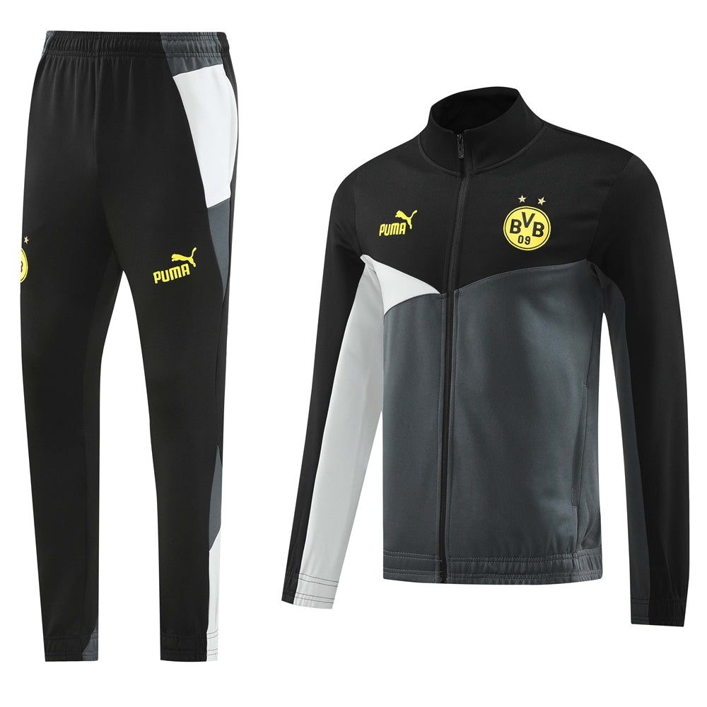 BORUSSIA DORTMUND TRACK-SUIT 2024/25 WITH FULLY-ZIPPERED