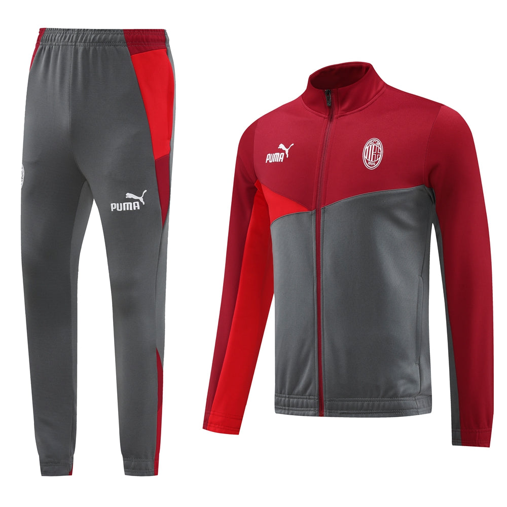 AC MILAN TRACK-SUIT 2024/25 WITH FULLY-ZIPPERED