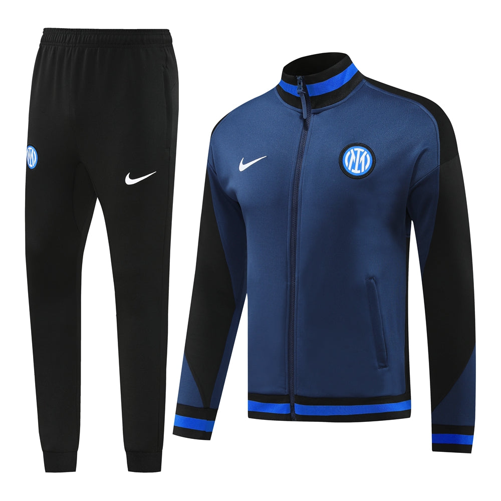 INTER MILAN TRACK-SUIT 2024/25 WITH FULLY-ZIPPERED