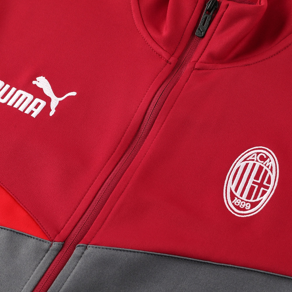 AC MILAN TRACK-SUIT 2024/25 WITH FULLY-ZIPPERED