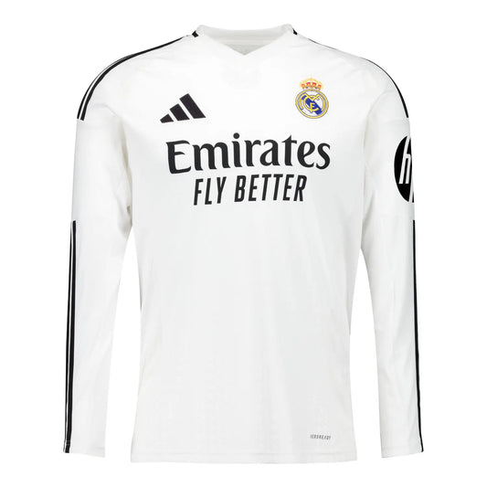 REAL MADRID HOME LONG SLEEVE JERSEY 2024/25