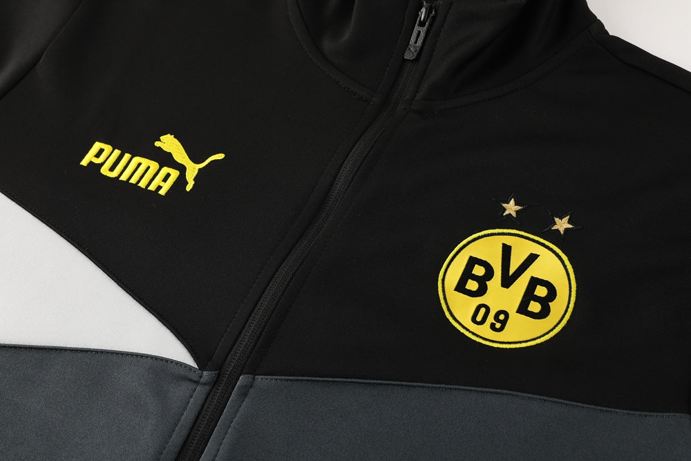 BORUSSIA DORTMUND TRACK-SUIT 2024/25 WITH FULLY-ZIPPERED