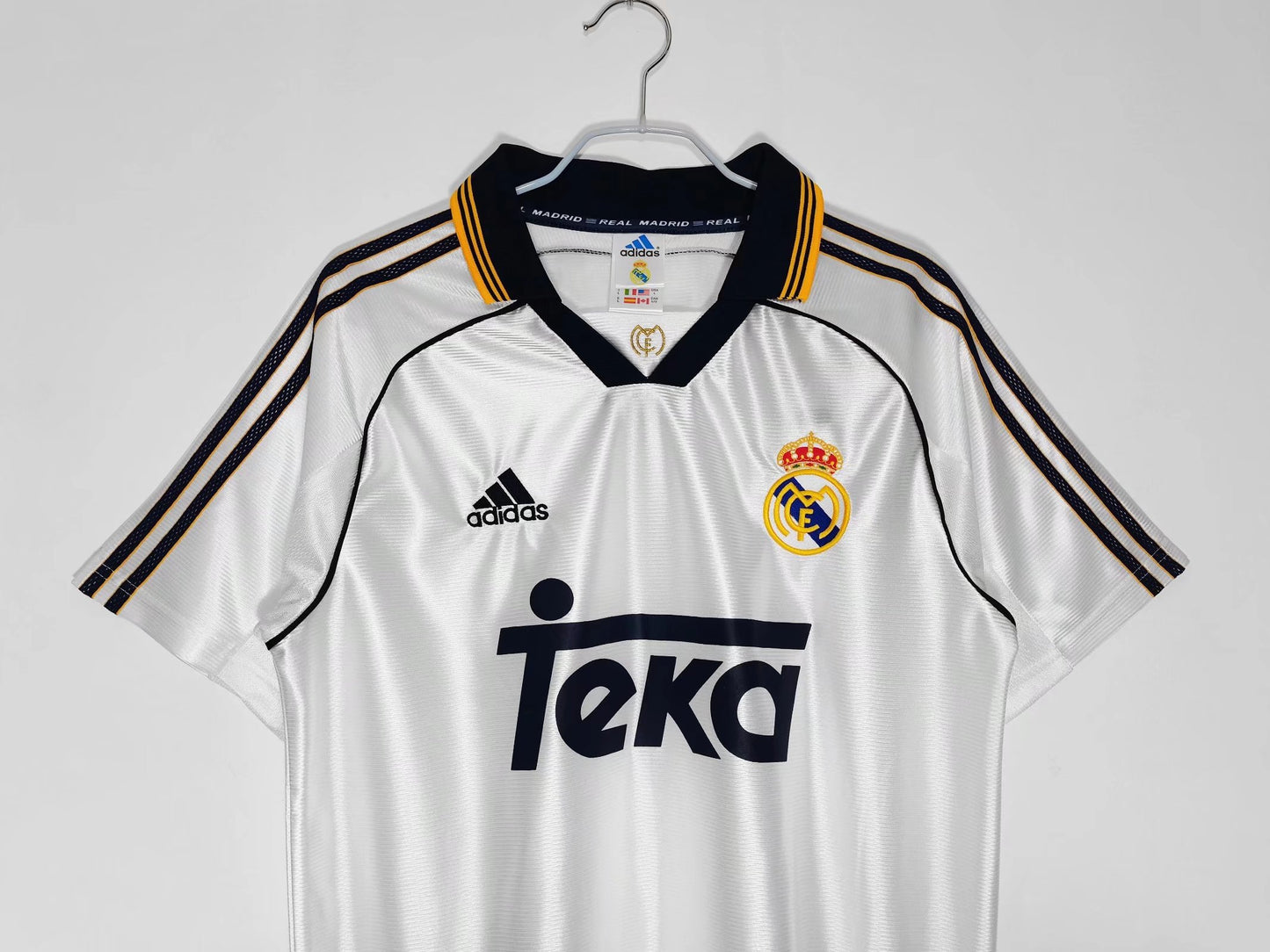 REAL MADRID 1998/99 HOME JERSEY - RETRO ORIGINAL