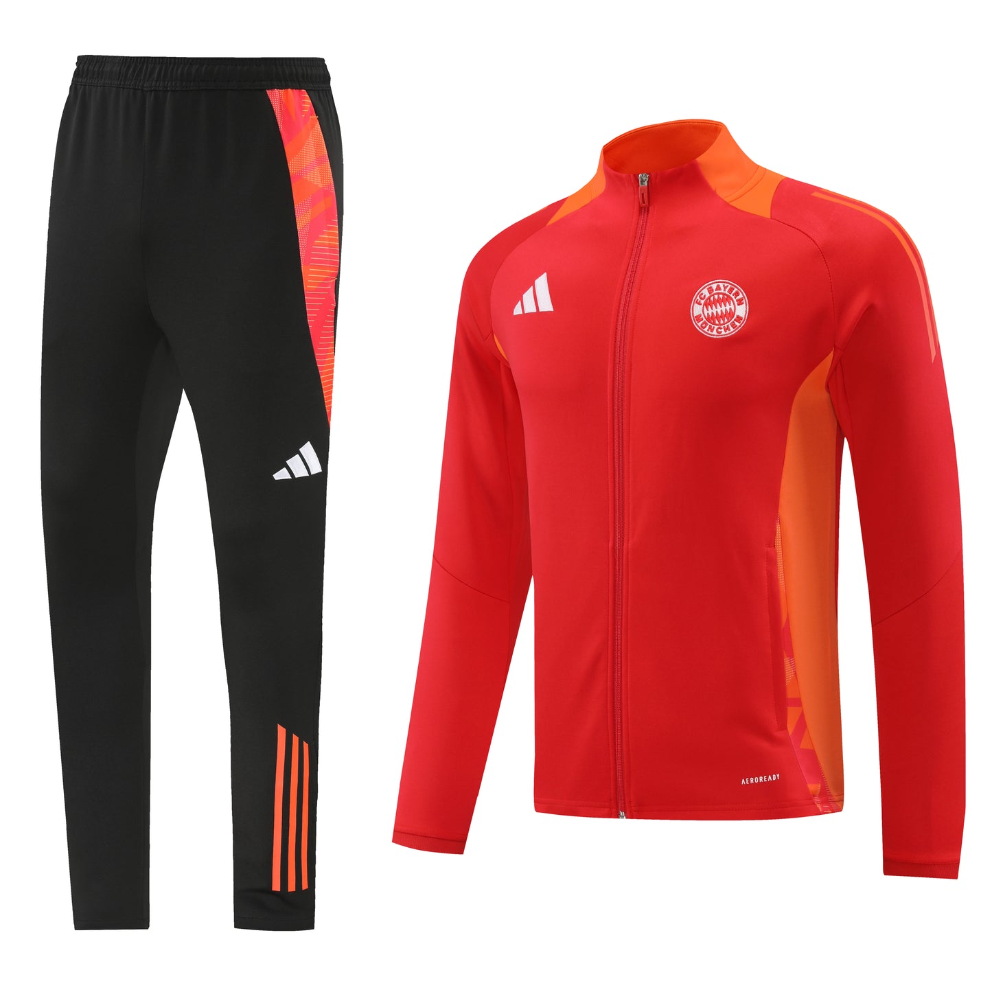 BAYERN MÜNCHEN TRACK-SUIT 2024/25 WITH FULLY-ZIPPERED