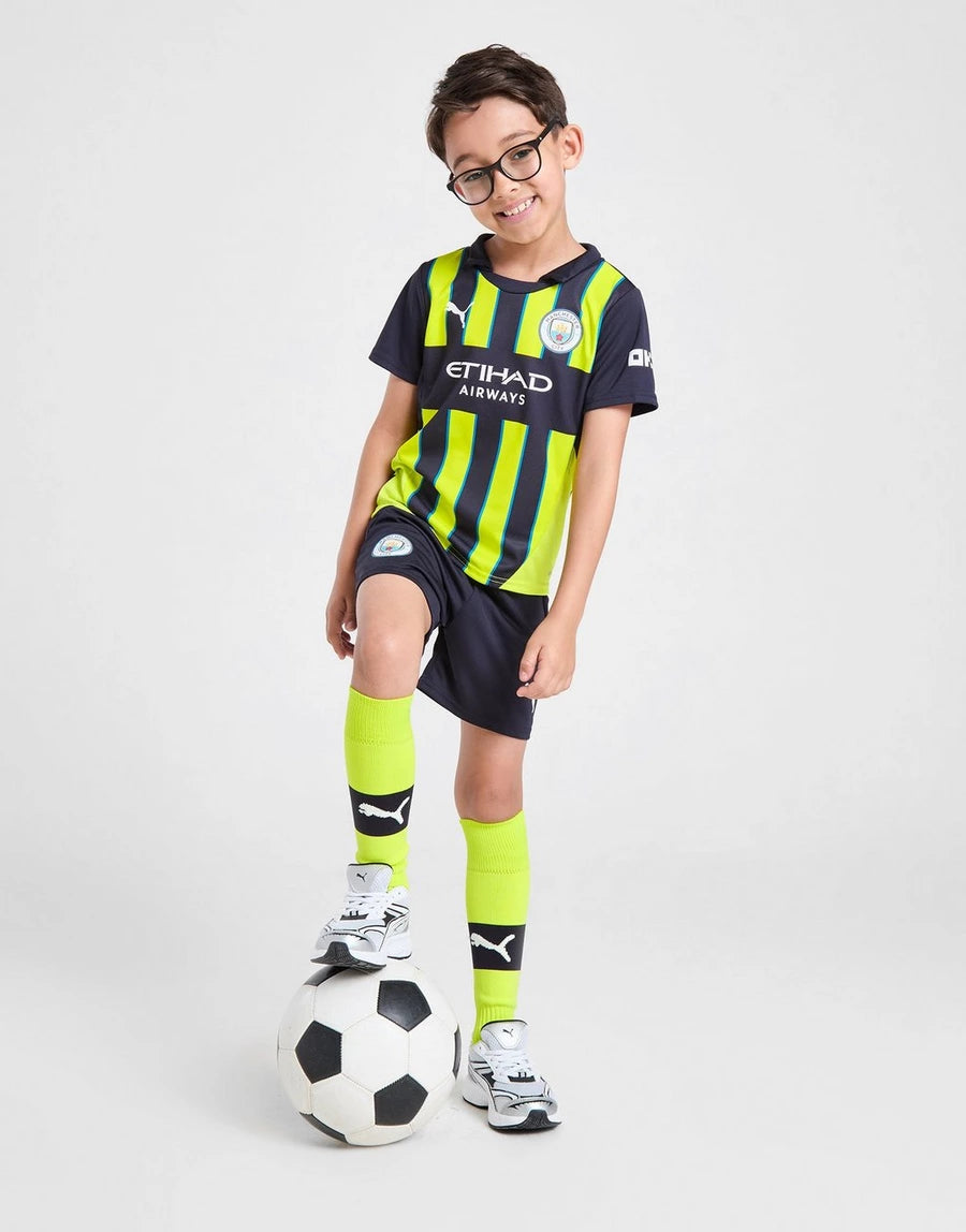 MANCHESTER CITY KIT AWAY KIDS 2024/25